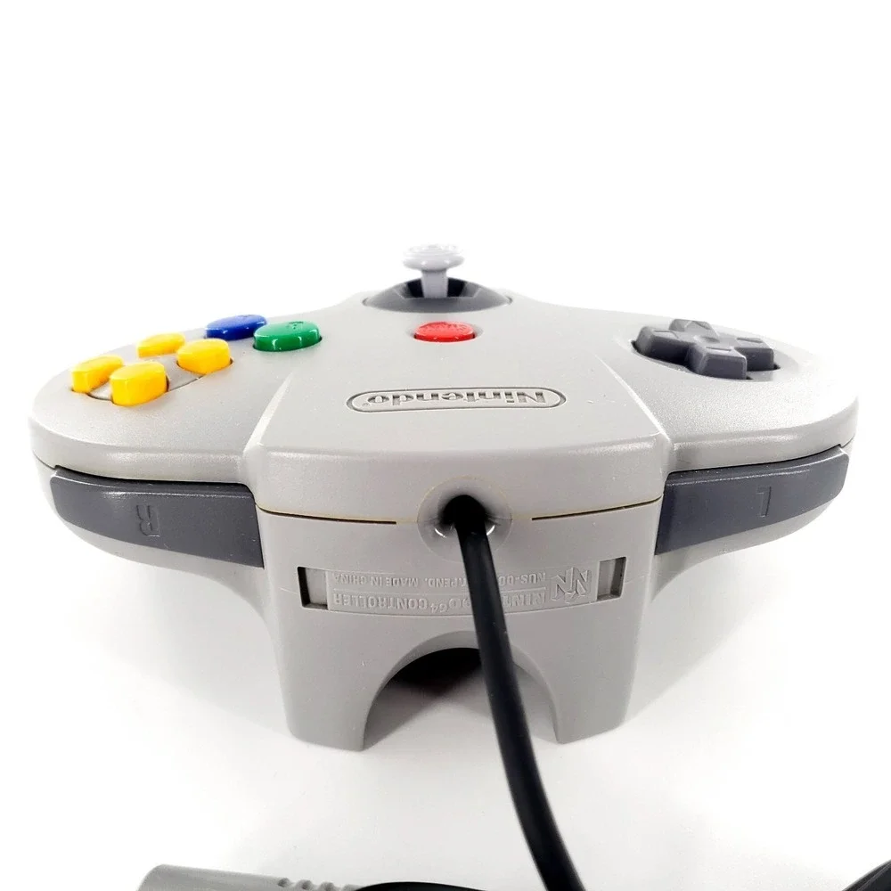 Official Nintendo 64 Gamepad Controller Gray NUS-005 Tight Stick OEM Tested
